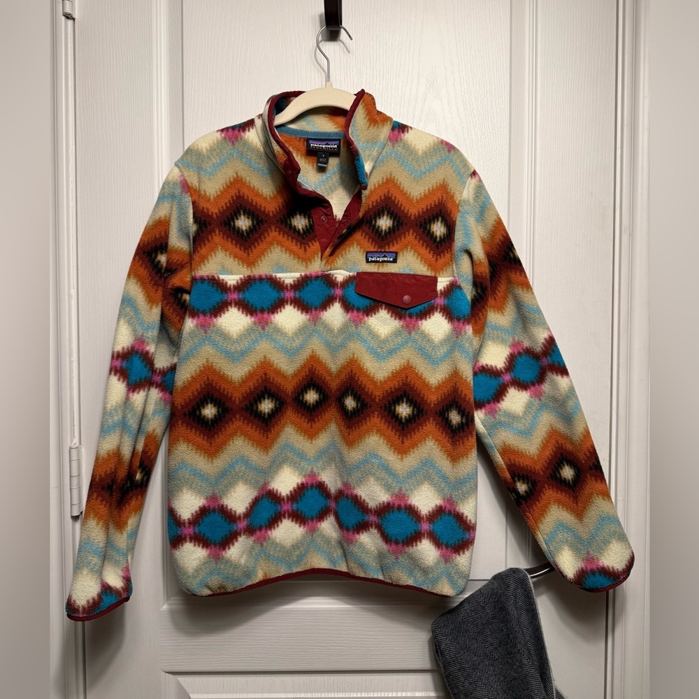 Patagonia Men's Lightweight Synchilla Snap-T Fleece Pullover size small